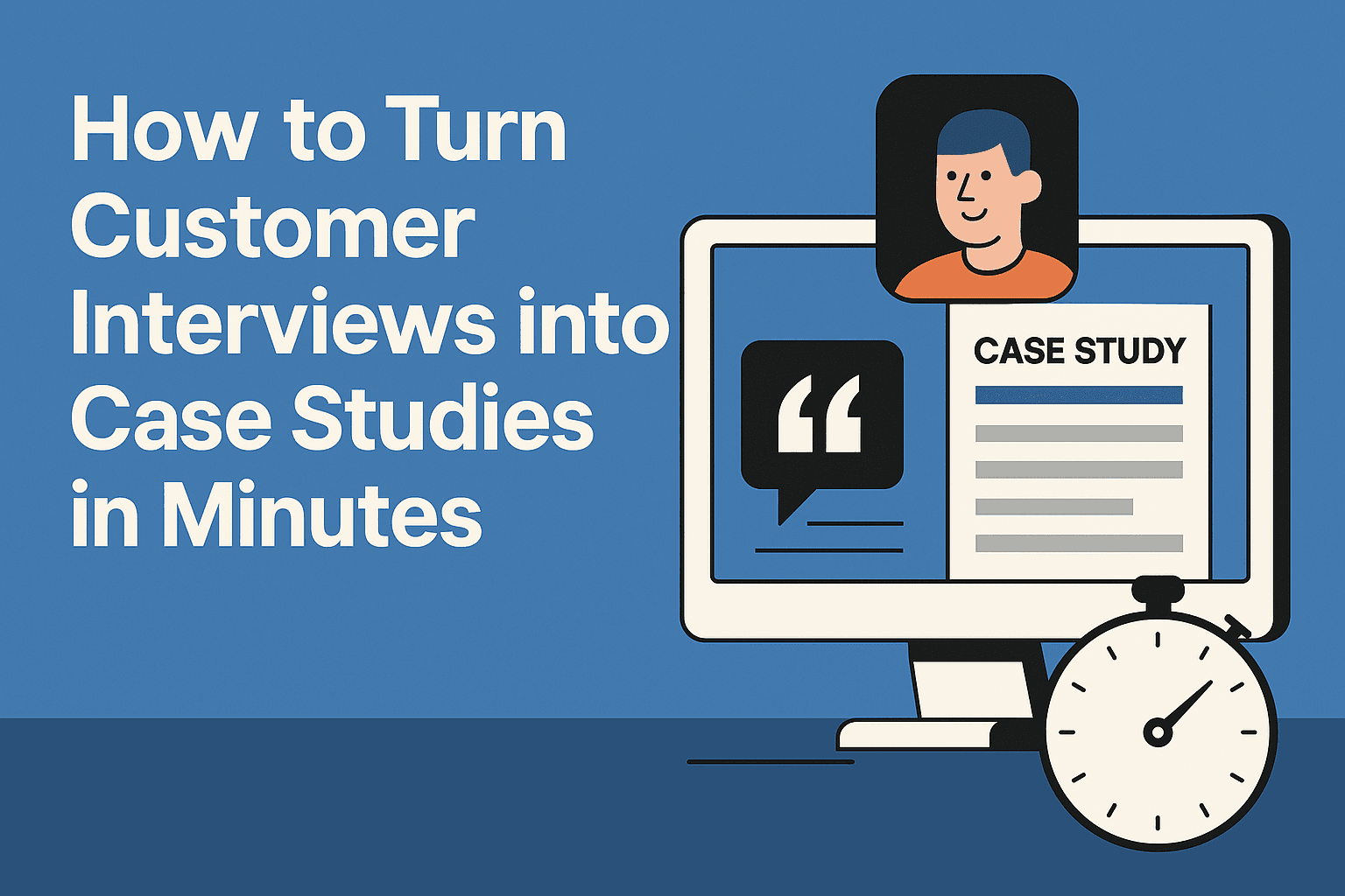 How to Turn Customer Interviews into Case Studies in Minutes